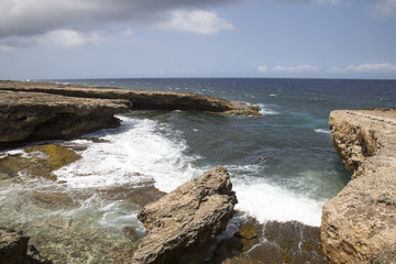 Fototapeta na wymiar Curacao - Shete Boka National Park - Boka Wandomi