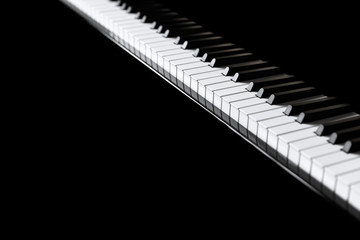 Fototapeta premium Piano and Piano keyboard