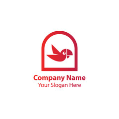 parrot logo design