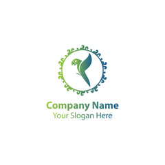 parrot logo design