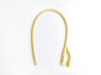 foley's catheter on the white table
