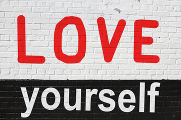 concept of loving yourself