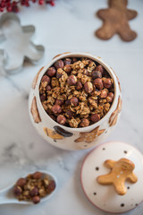 Selbstgemachte Müsli Mischung