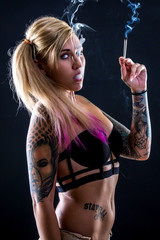 bonde tattoos  smoking