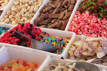 Sweets in the market
