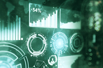 Digital business backdrop