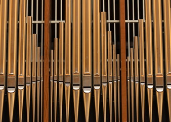 Pipe organ pipes