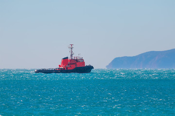 Tugboat at Mersin port, Turkey