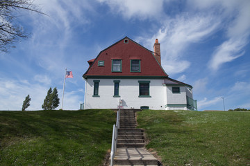 Point Betsie  Lighthouse back view