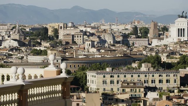 View From the Janiculum Hill. Long Shot