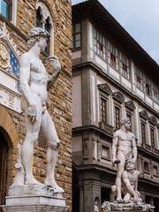 Naklejka premium David by Michelangelo in Florence, Italy