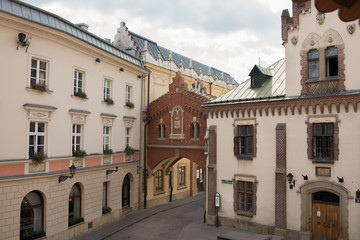Fototapeta na wymiar Gate arch in Krakow - Poland