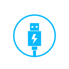 usb charging plug icon
