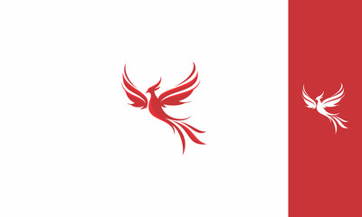 phoenix, bird, fire, fly, emblem symbol icon vector logo - 187906485