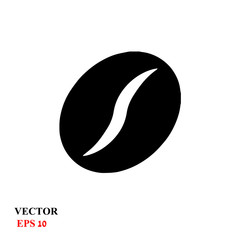 icon coffee grain. vector illustration