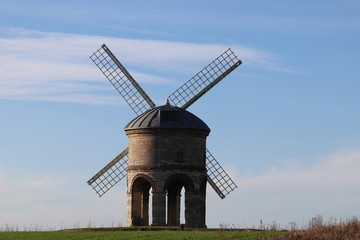 Chesterton windmill Warwickshire bright sky landmark 