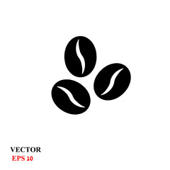 kofeinye grain. Icon, Vector illustration