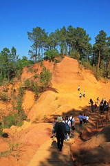 Les carrières d'ocre de Roussillon, France