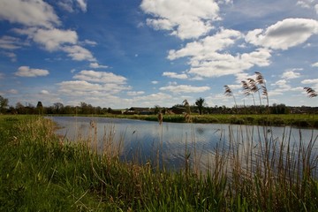 River Waveney, Wainford, Bungay, Suffolk. England