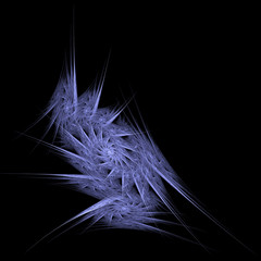Fractal worlds, strange art background