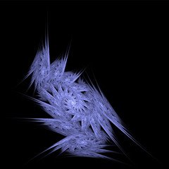 Fractal worlds, strange art background