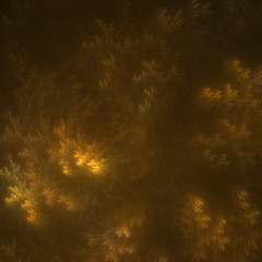 Fractal worlds, strange art background