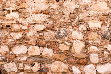 Texture of pink stone