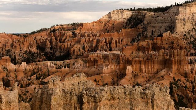 Bryce Canyon Hoodoos Sunset Time Lapse 04 Rock Formation