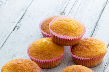 Sweet donuts with icing sugar