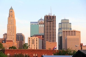 Fototapeta premium Kansas City sunset