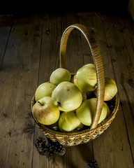 apples in the basket