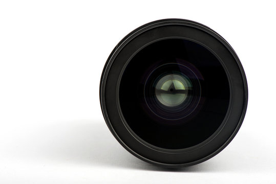 lens on white background