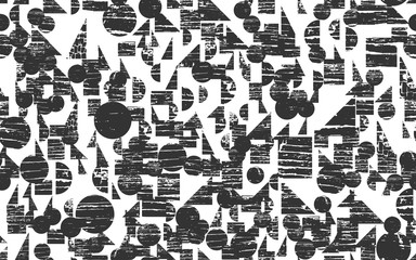 Seamless Background of Textured Geometric Elements