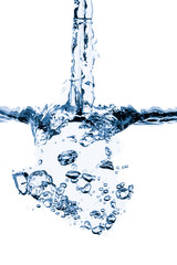 Water spill isolated