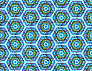 Color seamless pattern with ice pieces