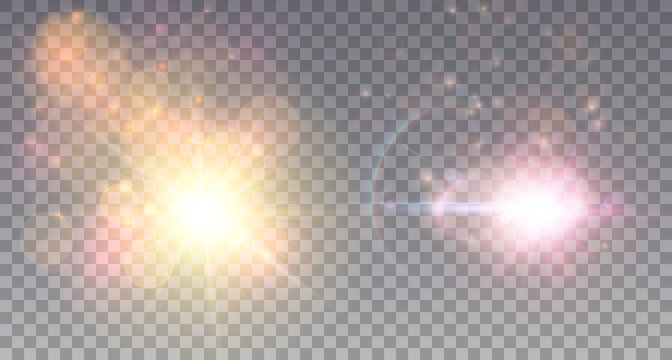 Two cosmic outbrusts