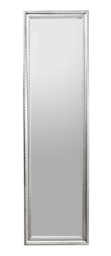 Modern mirror on white background