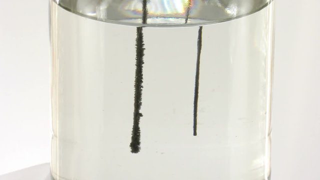 Electrochemistry: time-lapse of colloidal silver generation