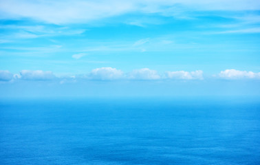 Fototapeta na wymiar Atlantic ocean and sky