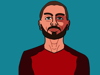 Soccer Player Portrait