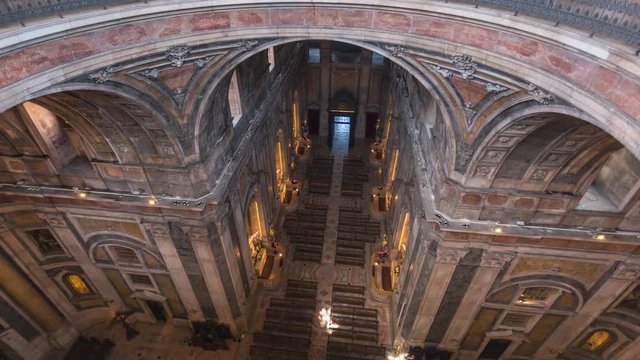 4k Lisbon Basilica da Estrela Portugal motion timelaspe hyperlapse UHD city