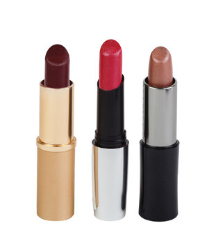 three open bright lipstick assorted colors