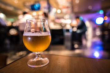 glass of craft beer