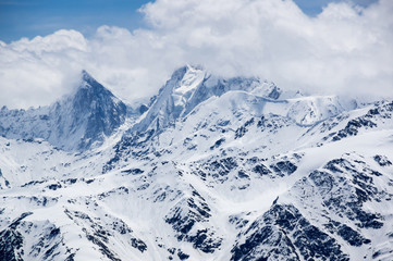 Fototapeta na wymiar Caucasus mountains in Russia