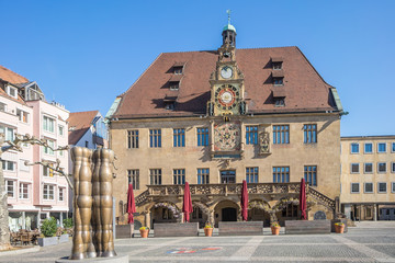 Fototapeta na wymiar Rathaus in Heilbronn