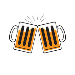 Pair of beer mugs