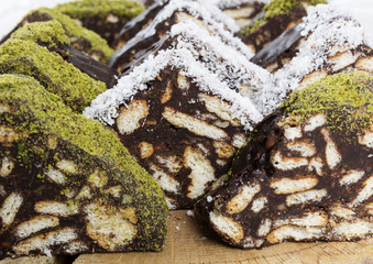 mozaik pasta, yiyecek