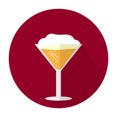 Isolated cocktail icon