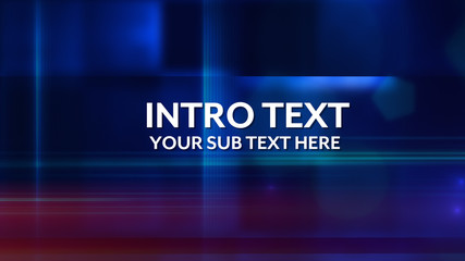 Blue Light Plaid Title