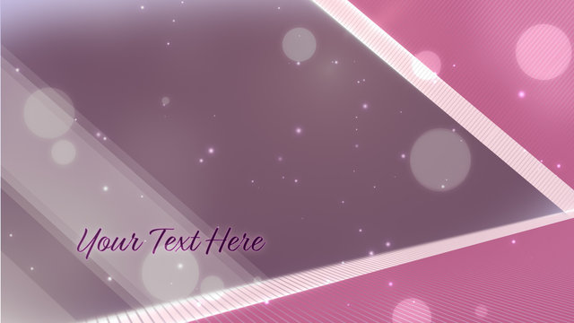 Pink Triangle Bokeh Overlay